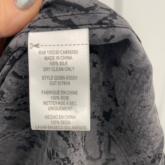 Equipment blouse, Kate Moss collection. 100% silk. - Picture 3 of 3